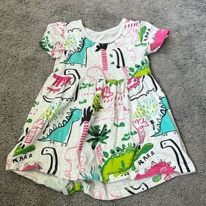little girl toddler dinosaur dress size 3t